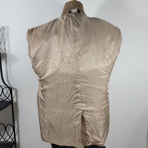 JOS A BANK‎ Men's Sport Coat Blazer Two Button Brown Soft Camel Hair Size 44R - Picture 9 of 11